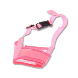 Hot Pet Dog Adjustable Mask Bark Bite Mesh Mouth Muzzle Grooming Anti Stop Chewing