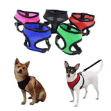 1PC Adjustable Soft Breathable Dog Harness Nylon Mesh Vest Harness for Dogs Puppy Collar Cat Pet Dog Chest Strap Leash