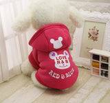 T Hot Pets Dog Hoodies Puppy Fleece Coats Jacket for Chihuahua Maltese Cat Costume Dogs Clothes Ropa Para Perros XS-XXL Clothing