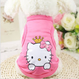 Cat T-shirt Soft Puppy Dogs Clothes Cute Pet Dog Clothes Cartoon  Pet Clothing Summer Shirt Casual Vests For Small Pets XS-XXL