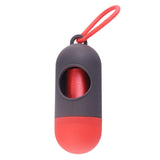 New Pill Shape Pet Dog Poop Bag Dispenser Waste Garbage Bags Carrier with 1 Roll Cat Dog Waste Poop Bag for dogs