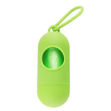 New Pill Shape Pet Dog Poop Bag Dispenser Waste Garbage Bags Carrier with 1 Roll Cat Dog Waste Poop Bag for dogs