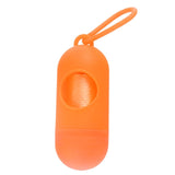 New Pill Shape Pet Dog Poop Bag Dispenser Waste Garbage Bags Carrier with 1 Roll Cat Dog Waste Poop Bag for dogs