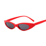 NYWOOH Cat Eye Sunglasses Women 90s Oval Sun Glasses Female Small Frame Retro Brand Design Eyewear Shades
