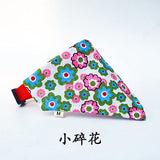 16 Colors Cat Dog Bandana Bibs Scarf Collar Adjustable Pet Neckerchief Scarf Waterproof Saliva Towel for Small Medium Large Dogs