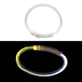 Rechargeable Flashing Night Dog Collars USB luminous pet collar led light USB charging dog collar glowing Teddy Flash Collar Pet
