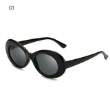 Brand Designer Luxury Women Oval Sunglasses Fashion Sunglasses Men Women  Glasses Women Men Translucent Lenses Sunglasses UV400