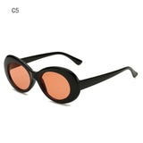 Brand Designer Luxury Women Oval Sunglasses Fashion Sunglasses Men Women  Glasses Women Men Translucent Lenses Sunglasses UV400