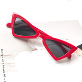 Small Triangle Cat Eye Sunglasses Women Fashion Vintage Cat Eyeglasses Female 2018 Stylish Sun Glasses UV400 Goggles