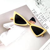 Small Triangle Cat Eye Sunglasses Women Fashion Vintage Cat Eyeglasses Female 2018 Stylish Sun Glasses UV400 Goggles