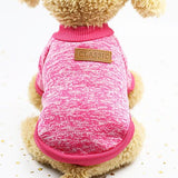 13 Colors Dog Hoodies Pet Puppy Fleece Clothes Small Dog Sweatshirt Chihuahua Winter Warm Sweater Doggy Jersey XS S M L XL XXL