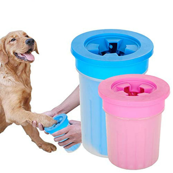 Pet Cats Dogs Foot Clean Cup for Dogs Cats Cleaning Tool Soft Plastic Washing Brush Paw Washer Pet Accessories for Dog