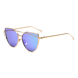 Sunglasses Women Brand Designer Retro Oversize Cat Eye Sun Glasses Female Mirrored Sunglases