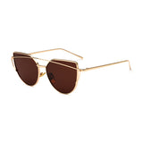 Sunglasses Women Brand Designer Retro Oversize Cat Eye Sun Glasses Female Mirrored Sunglases