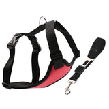 Dog Leash Harnesses Pet Car seat belt Pet Collars Leads Vehicle Car Pet Dog Leashes 10"~20" Adjustable Pet strap
