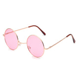 Pink Sunglasses Women New Brand Designer Men Sun Glasses Round Oculos de sol circular fashion sunglasses Lunette De Soleil Femme