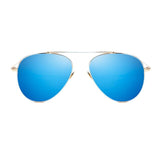 Hot Sales! New Fashion Aiator Sunglasses Women  Mirror Glasses Men Sunglasses Female Clear Lens Glasses oculos de sol Unisex