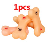 1Pcs Puppy Pet Toys for Small Dogs Rubber Resistance To Bite Dog Toy Teeth Cleaning Chew Training Toys Pet Supplies Puppy Dogs