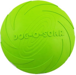2018 Best selling Pet Dog Toys New Large Dog Flying Discs Trainning Puppy Toy Rubber Fetch Flying Disc Frisby 15cm 18cm