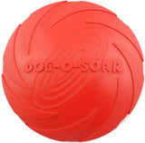 2018 Best selling Pet Dog Toys New Large Dog Flying Discs Trainning Puppy Toy Rubber Fetch Flying Disc Frisby 15cm 18cm