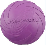 2018 Best selling Pet Dog Toys New Large Dog Flying Discs Trainning Puppy Toy Rubber Fetch Flying Disc Frisby 15cm 18cm