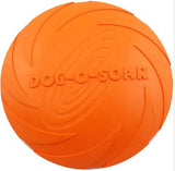 2018 Best selling Pet Dog Toys New Large Dog Flying Discs Trainning Puppy Toy Rubber Fetch Flying Disc Frisby 15cm 18cm