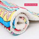 Pet Large Dog Blanket Winter Pet Bed Mat Paw Print Puppy House for Cat Fleece Lounger Dogs Cushion Cats Pad Chihuahua Products