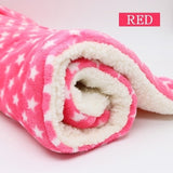 Pet Large Dog Blanket Winter Pet Bed Mat Paw Print Puppy House for Cat Fleece Lounger Dogs Cushion Cats Pad Chihuahua Products
