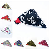16 Colors Cat Dog Bandana Bibs Scarf Collar Adjustable Pet Neckerchief Scarf Waterproof Saliva Towel for Small Medium Large Dogs