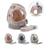 Soft Mesh Dog Cat Harness Set Breathable Puppy Vest For Small pet Medium Dogs Yorkie Teddy Reflective Walking Lead Leash sets
