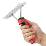 2019 Open Knot Dog Hair Remove Comb Grooming Deshedding Rake Brush Pet Accessories for Medium Large Dogs German Shepherd
